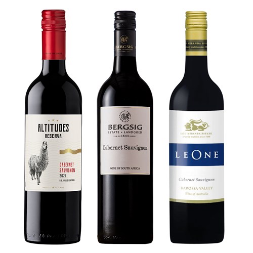 Cabernet Sauvignon Treble Wine Set - Premium Quality